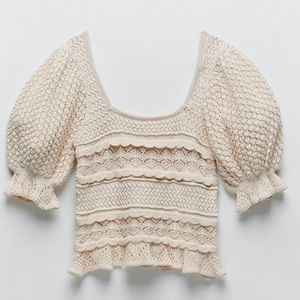 🤍Zara Knit Top